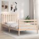 Estructura de cama individual para adultos Estructura de cama individual para adultos Natural