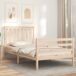Estructura de cama individual para adultos Estructura de cama individual para adultos Natural