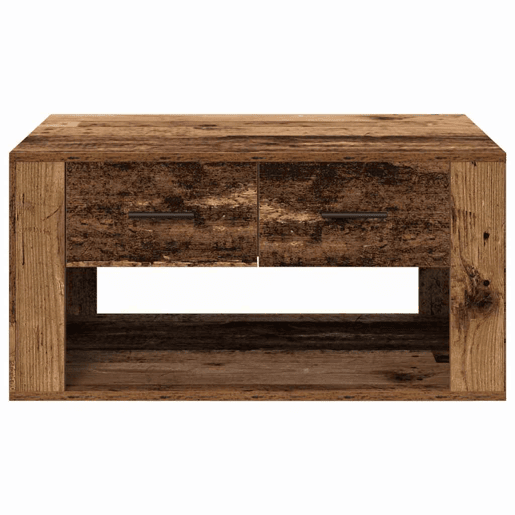 Mesa de Centro, Mesa baixa, com gaveta Madeira Antiga 80 x 50 x 40 cm