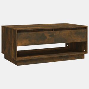 Mesa de Centro, Mesa baixa, 102,5x55x44 cm derivados madeira carvalho fumado