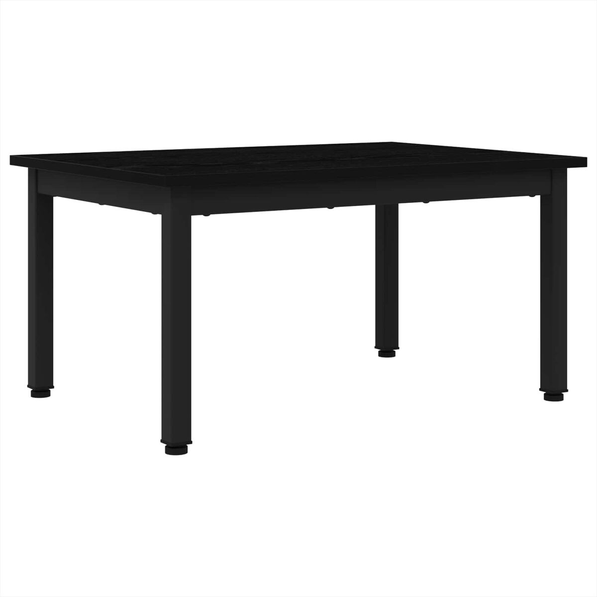 mesa de cafe - mesa de centro - mesa baja roble negro 70 x 50 x 36 cm madera de ingenieria