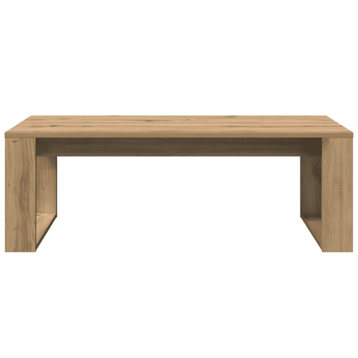 Mesa de Centro, Mesa baixa, 102x50x35 cm deriv. madeira carvalho artisiano