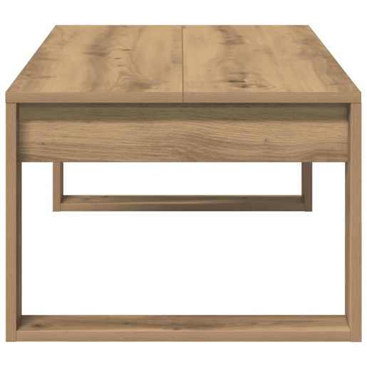 Mesa de Centro, Mesa baixa, 102x50x35 cm deriv. madeira carvalho artisiano