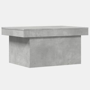 Mesa de Centro, Mesa baixa, 100x55x40 derivados de madeira cinzento cimento