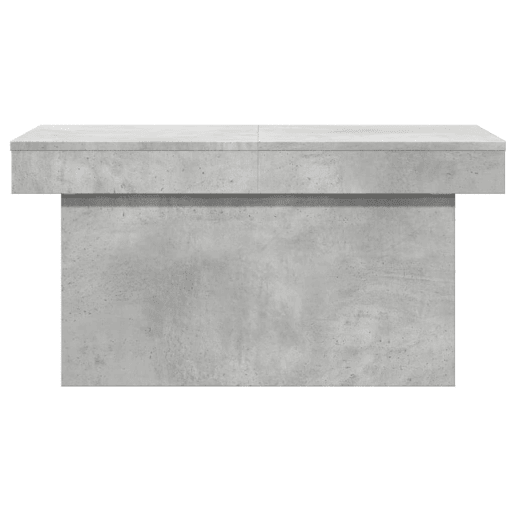 Mesa de Centro, Mesa baixa, 100x55x40 derivados de madeira cinzento cimento