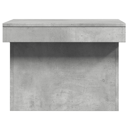 Mesa de Centro, Mesa baixa, 100x55x40 derivados de madeira cinzento cimento