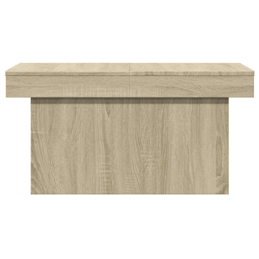 Mesa de Centro, Mesa baixa, 100x55x40 derivados de madeira carvalho sonoma