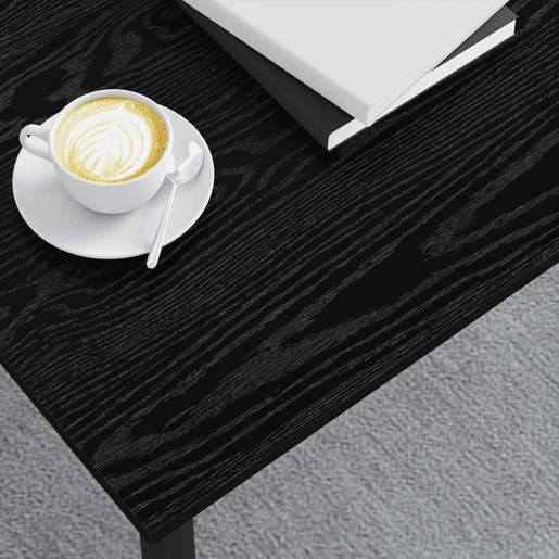 Mesa de Centro, Mesa baixa, Carvalho Preto 100 x 100 x 45 cm