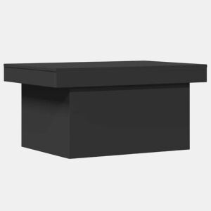 Mesa de Centro, Mesa baixa, 80x55x40 cm derivados de madeira preto