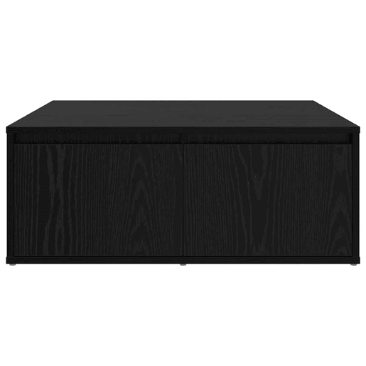 Mesa de Centro, Mesa baixa, com gaveta Carvalho preto 80 x 80 x 31 cm