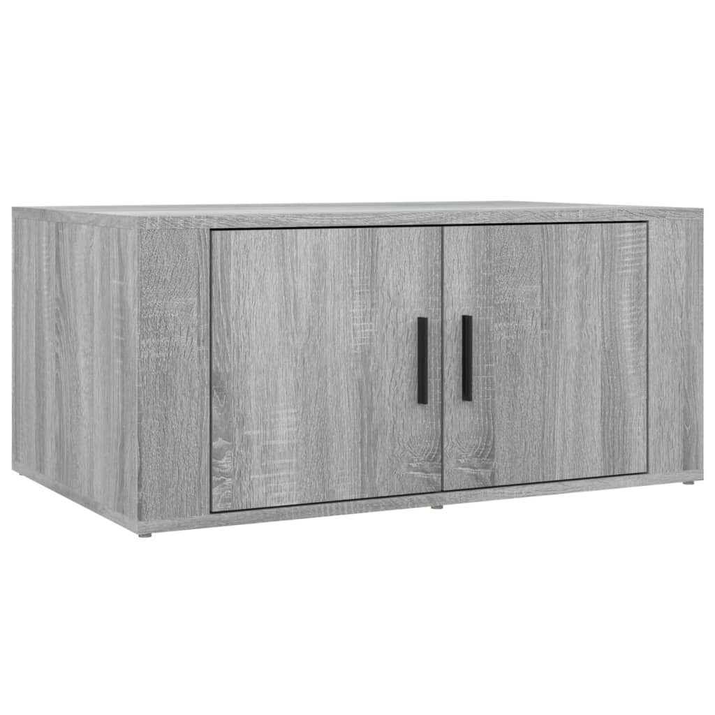 mesa de cafe - mesa de centro madera contrachapada gris sonoma 80x50x36 cm