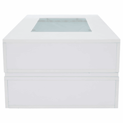 Mesa de centro LED - Controlo por aplicação Bluetooth - Branca