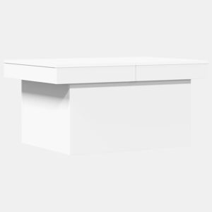 Mesa de Centro, Mesa baixa, 100x55x40 cm derivados de madeira branco