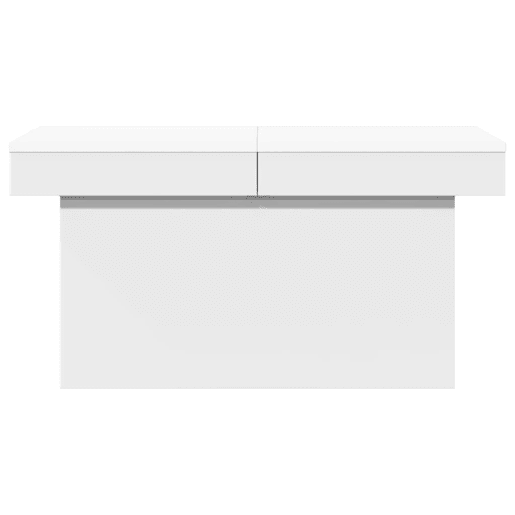 Mesa de Centro, Mesa baixa, 100x55x40 cm derivados de madeira branco
