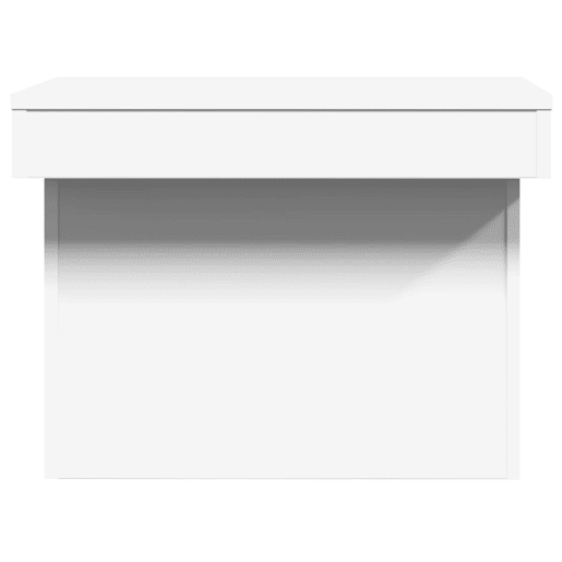 Mesa de Centro, Mesa baixa, 100x55x40 cm derivados de madeira branco