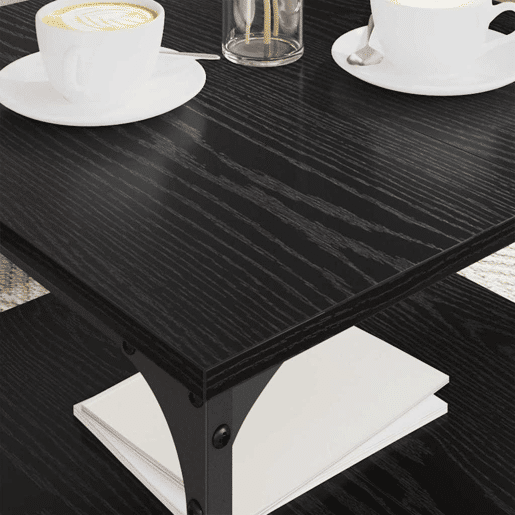 Mesa de Centro, Mesa baixa, Carvalho Preto 55 x 55 x 40 cm