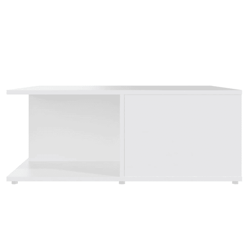 Mesa de Centro, Mesa baixa, 80x80x31 cm derivados de madeira branco