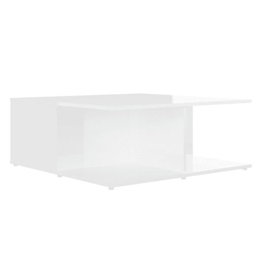 Mesa de Centro, Mesa baixa, 80x80x31 cm derivados de madeira branco