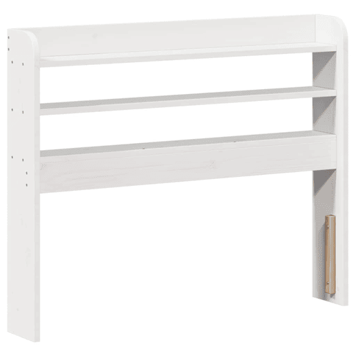 Estrutura de cama de solteiro para adultos c cabeceira 75x190 cm pinho maciço