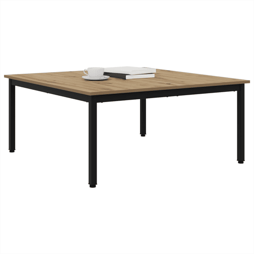 Mesa de Centro, Mesa baixa, Carvalho Artesanal 100 x 100 x 45 cm