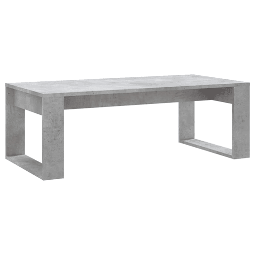 Mesa de Centro, Mesa baixa, 102x50x35 cm derivados madeira cinzento cimento Mesa de Centro, Mesa baixa, 102x50x35 cm derivados madeira cinzento cimento