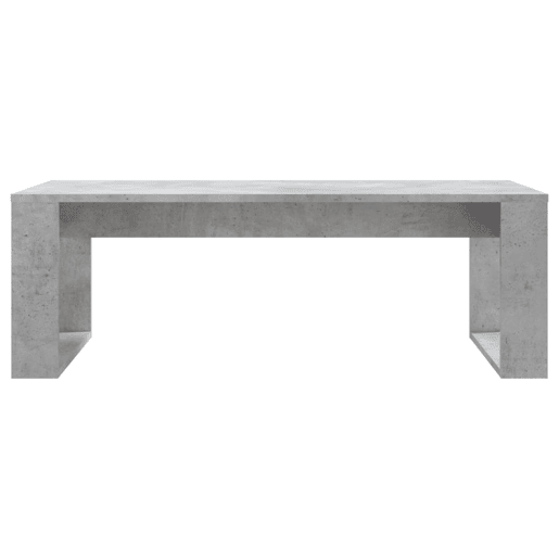Mesa de Centro, Mesa baixa, 102x50x35 cm derivados madeira cinzento cimento Mesa de Centro, Mesa baixa, 102x50x35 cm derivados madeira cinzento cimento