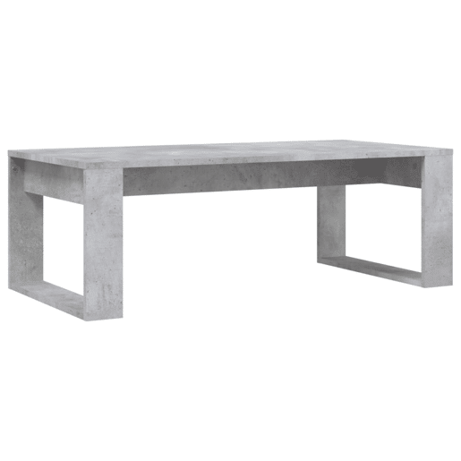Mesa de Centro, Mesa baixa, 102x50x35 cm derivados madeira cinzento cimento Mesa de Centro, Mesa baixa, 102x50x35 cm derivados madeira cinzento cimento