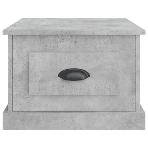 Mesa de Centro, Mesa baixa, 50x50x35 cm derivados de madeira cinzento sonoma