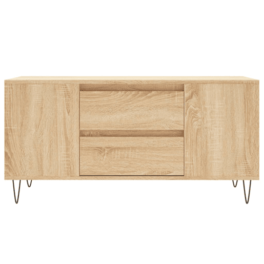 Mesa de Centro, Mesa baixa, derivados de madeira carvalho sonoma