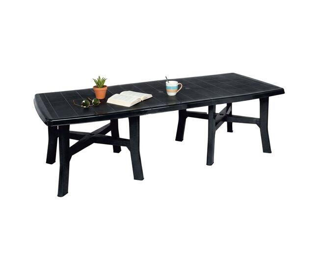Mesa de exterior 12 plazas de plástico