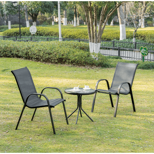 Conjunto de cadeiras de jardim de 2 peças