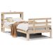 Estructura de cama individual para adultos Estructura de cama individual para adultos Marrón