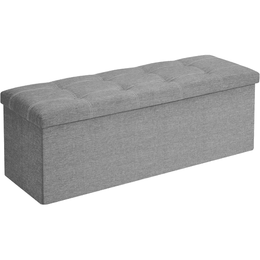 Dobrável POUF, cinzento claro Dobrável POUF, cinzento claro