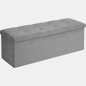 Dobrável POUF, cinzento claro