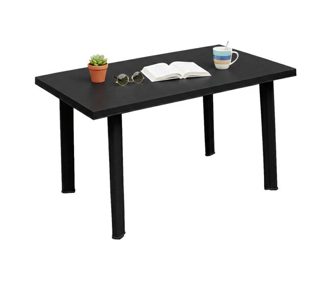 Mesa de exterior 6 plazas de plástico