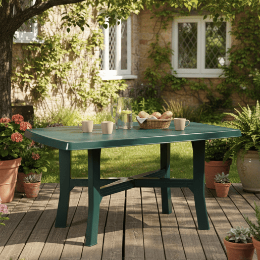 Mesa de Exterior 6 Lugares em Plástico