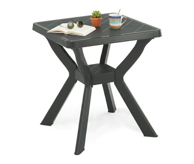 Mesa de exterior para 4 personas de plástico 70x70