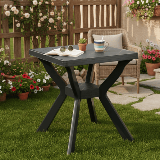 Mesa de Exterior 4 Lugares em Plástico