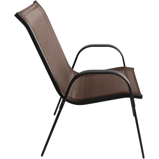 CONJUNTO DE CADEIRAS DE JARDIM de 4 unidades, cinzento escuro