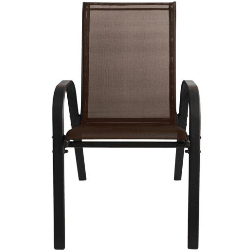 CONJUNTO DE CADEIRAS DE JARDIM de 4 unidades, cinzento escuro