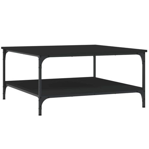 Mesa de Centro, Mesa baixa, 80x80x40 cm derivados de madeira preto