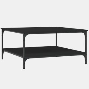 Mesa de Centro, Mesa baixa, 80x80x40 cm derivados de madeira preto