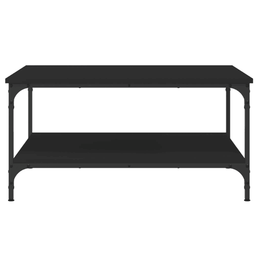 Mesa de Centro, Mesa baixa, 80x80x40 cm derivados de madeira preto