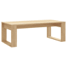Mesa de Centro, Mesa baixa, 102x50x35cm derivados de madeira carvalho sonoma