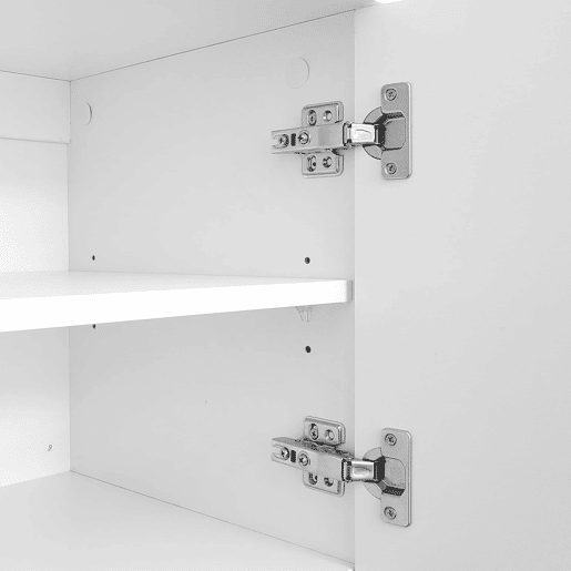 Móvel de TV moderno 175 x 38 x 56 cm - Prateleiras ajustáveis, Lowboard leve estilo luxuoso - Branco