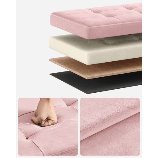 POUF a dobrar, rosa POUF a dobrar, rosa