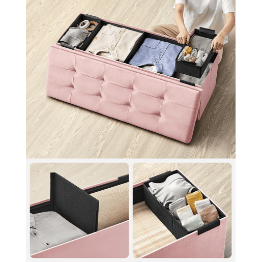 POUF a dobrar, rosa POUF a dobrar, rosa