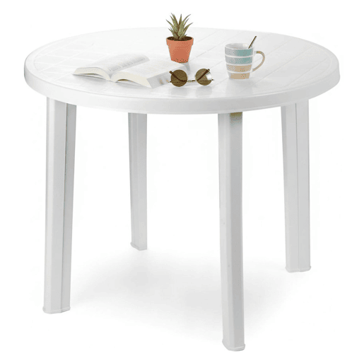 Mesa de Exterior para 4 Pessoas em Plástico Mesa de Exterior para 4 Pessoas em Plástico