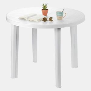 Mesa de Exterior para 4 Pessoas em Plástico