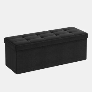 Dobrável POUF, preto